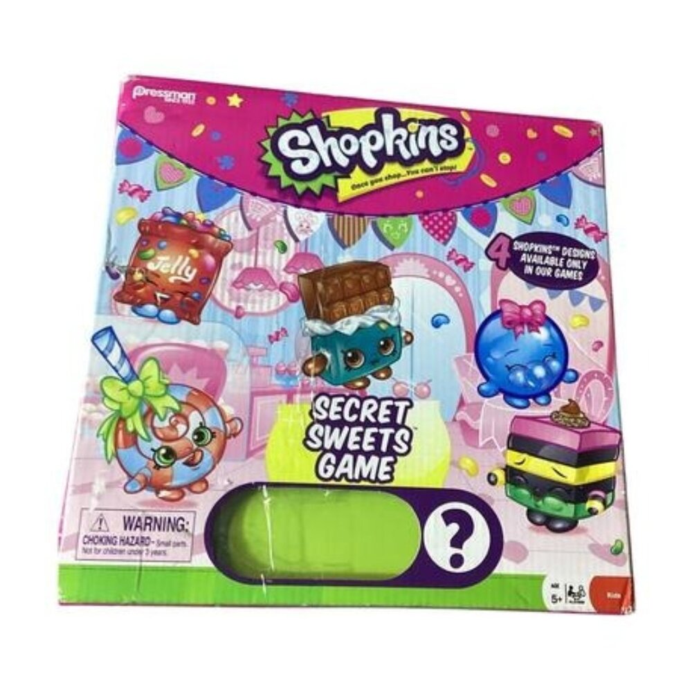 Pressman Toys~ Shopkins Secret Sweets Game